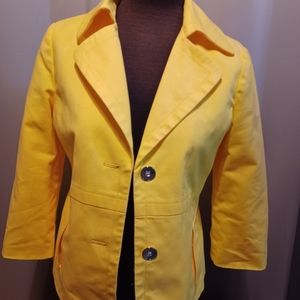 Rafella'a ladie's yellow jacket sz Medium